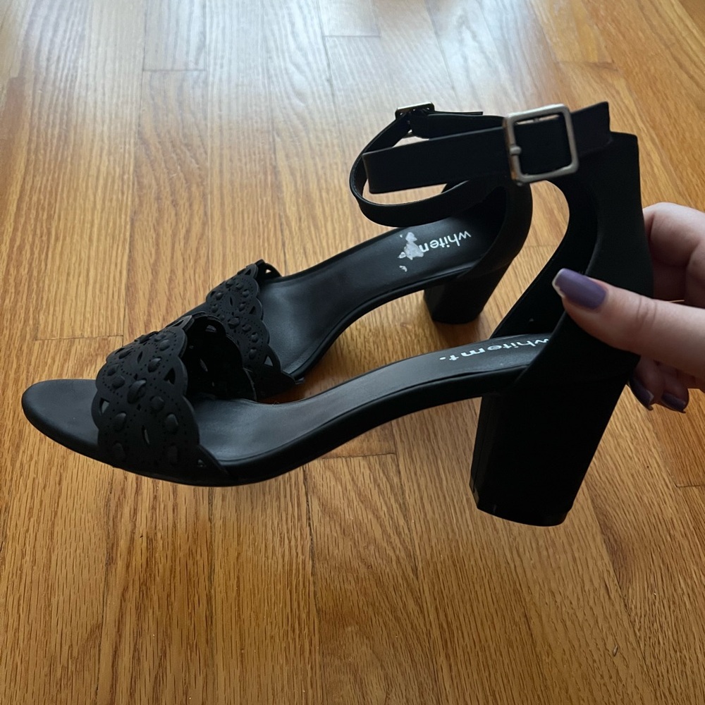 Whitemt. Black women’s heels